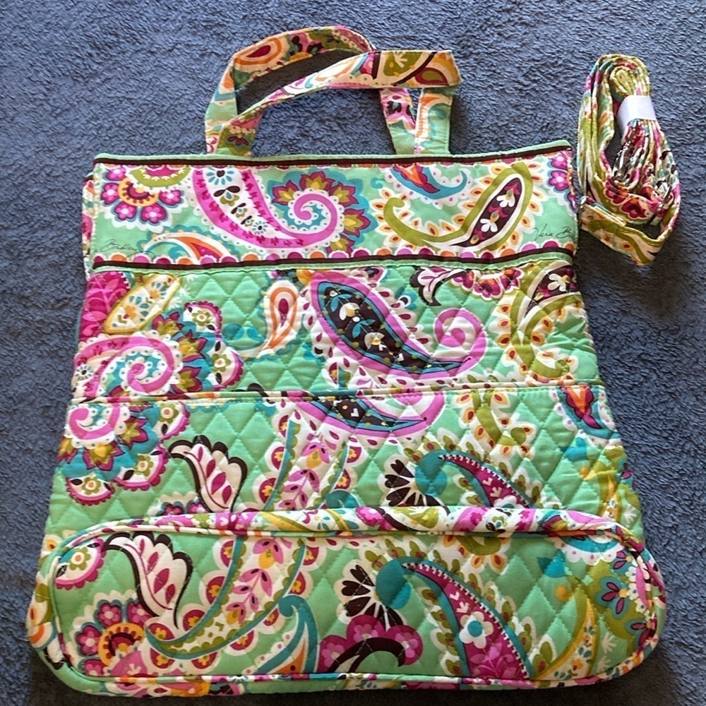 Vera Bradley convertible crossbody Tutti Frutti bag with shoulder strap